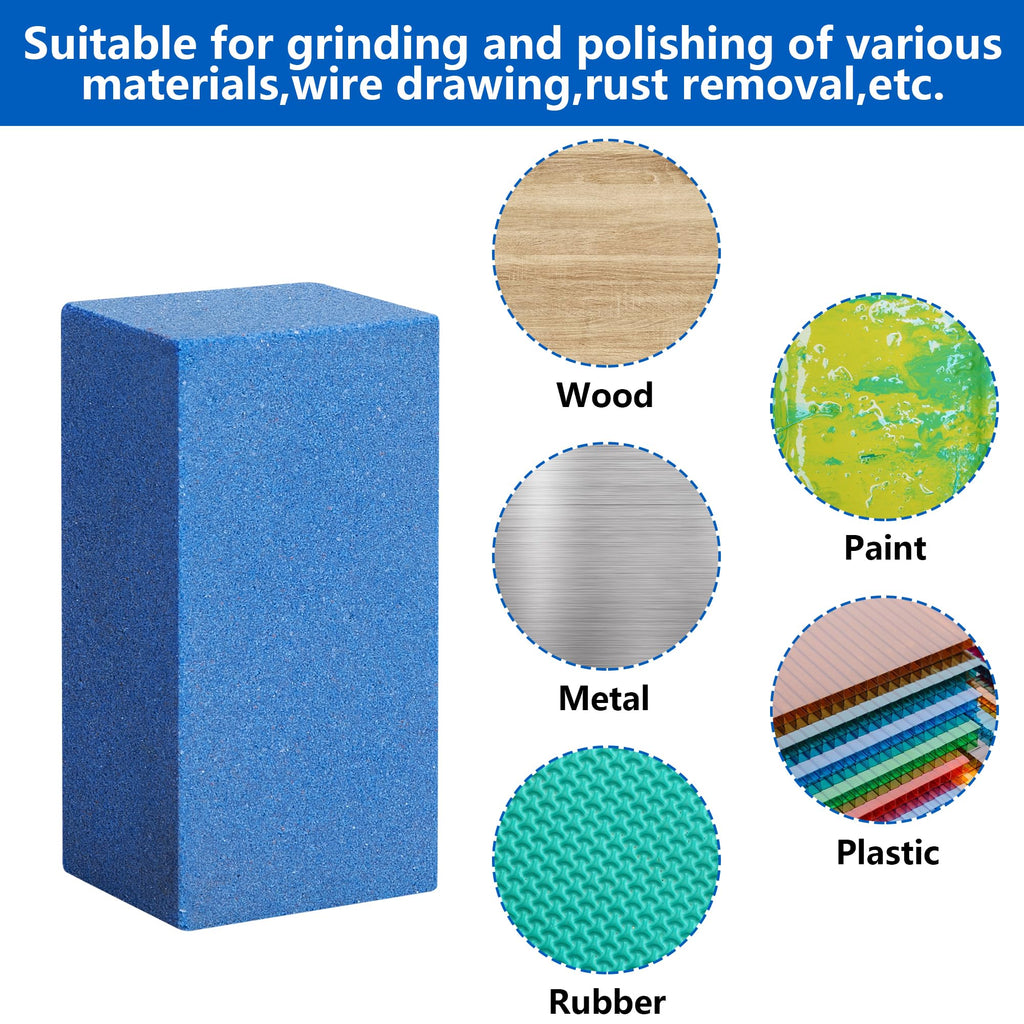 Watayo 4 Pcs Gummy Rubber Abrasive Stone- Edge Grinding Rubber Block Stone- Soft Snowboard Gummy Stone- Snowboard Ski Stone For