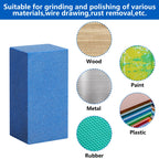 Watayo 4 Pcs Gummy Rubber Abrasive Stone- Edge Grinding Rubber Block Stone- Soft Snowboard Gummy Stone- Snowboard Ski Stone For