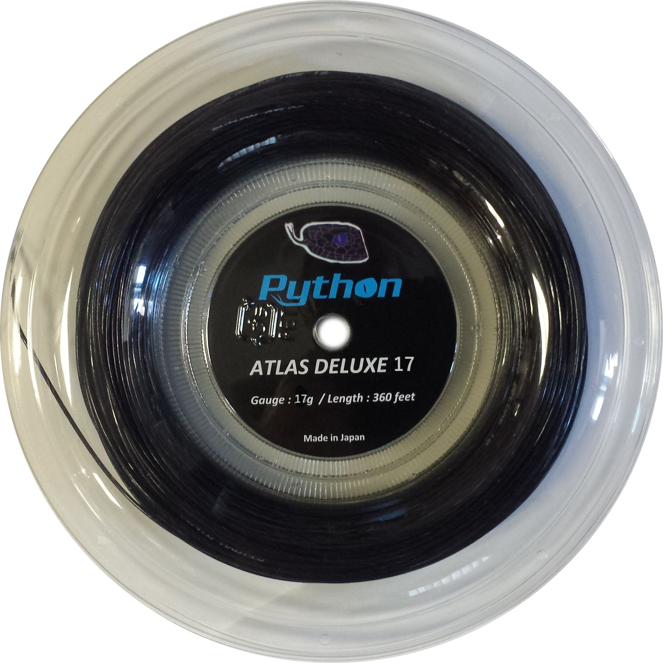 Python Atlas Deluxe Racquetball String Reel (Black, 17g) (360 ft.)