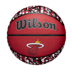 Wilson Nba Team Graffiti Basketball - Miami Heat, Size 7-29.5''