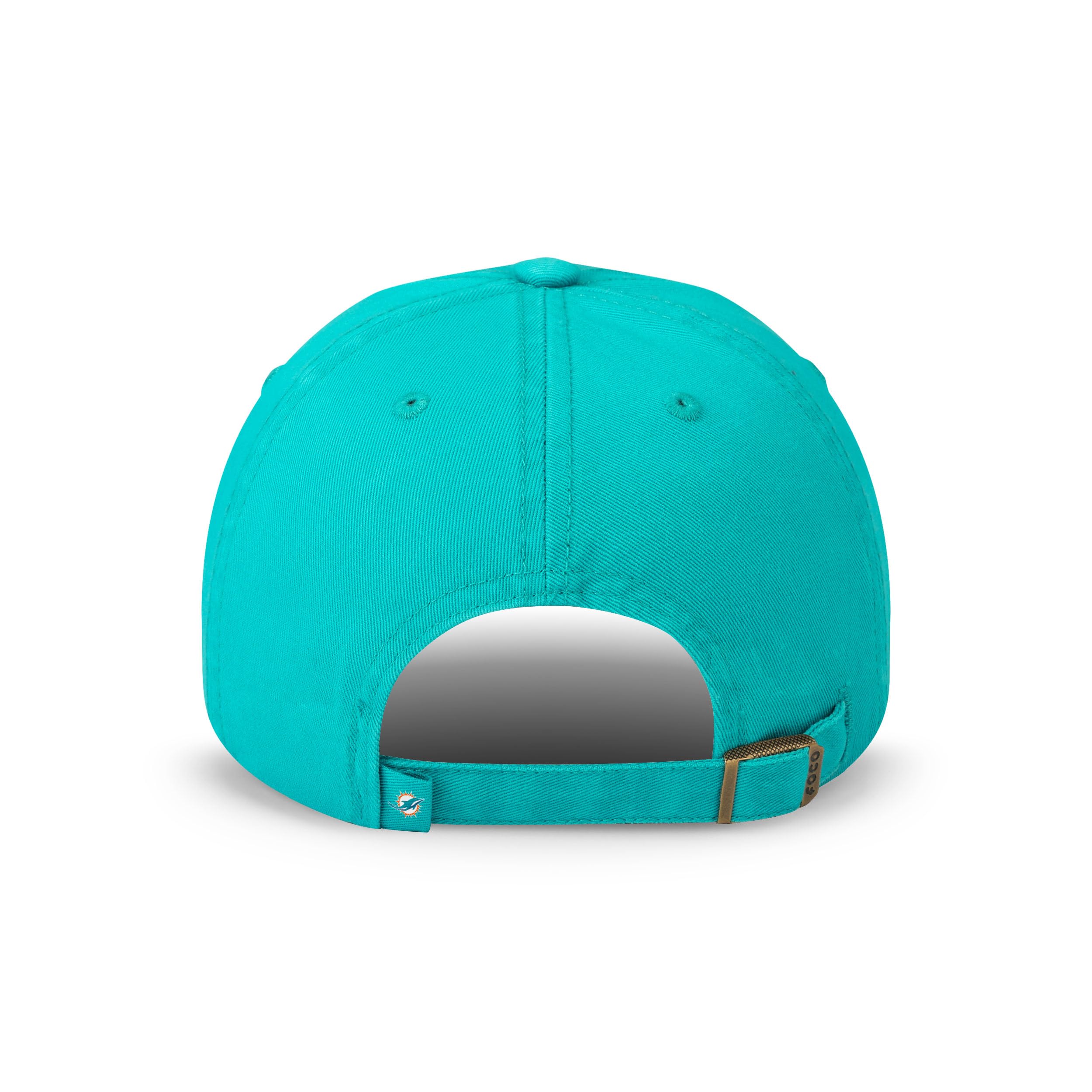 Foco Men'S Miami Dolphins Cap Nfl Logo Casual Hat, Team Color