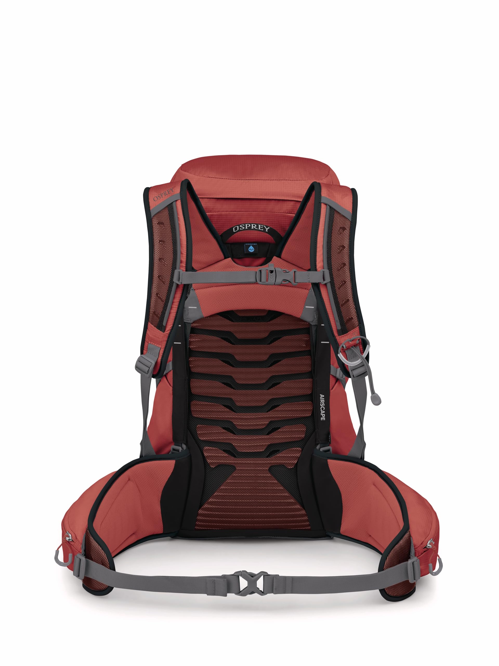 Osprey Tempest 33L Womens Lightweight Hiking Backpack - Daypack for Travel & Camping, Red Pampas/Coal Grey, Extended Fit