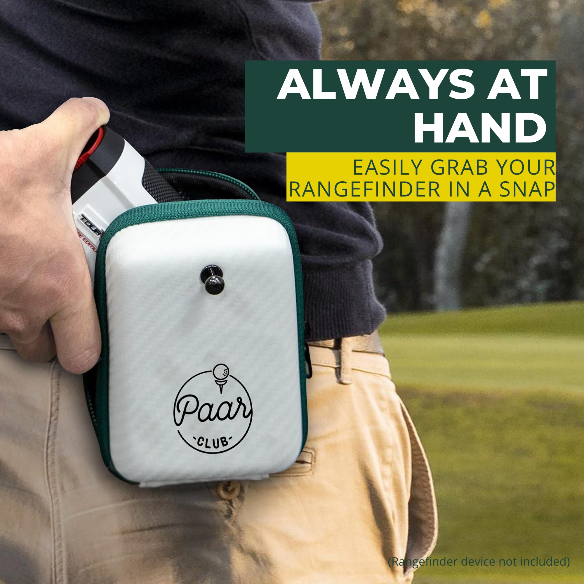 Paar Club Golf Range Finder Case  Universal Hardshell Case Compatible With Bushnell/Callaway & Most Rangefinder  Protect & Carry