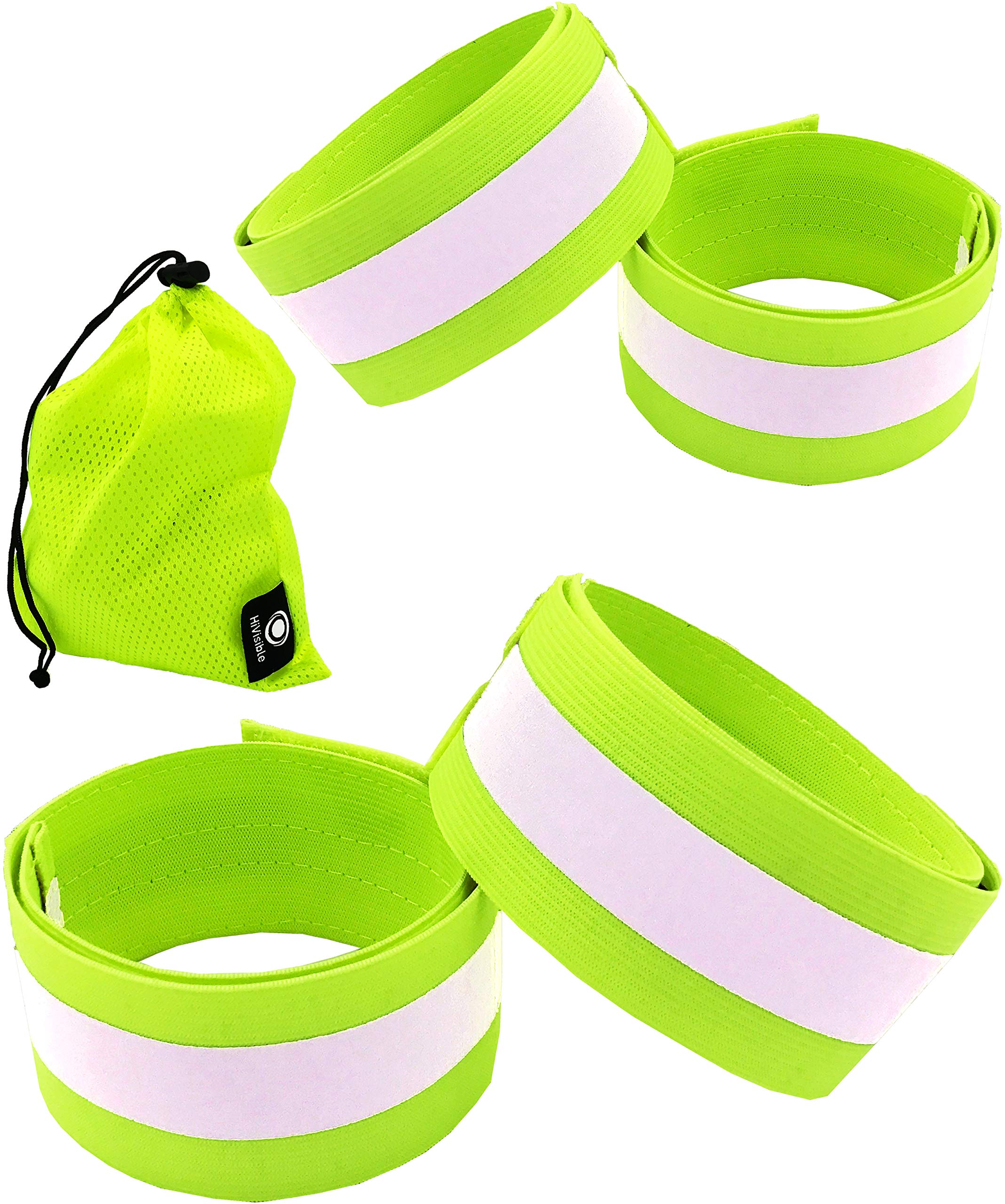 Hivisible Reflective Bands For Night Walking Reflective Arm Bands For Runners Reflective Wristbands Reflective Ankle Bands Cycli
