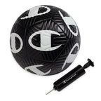 Champion Playmaker Soccer Ball (Size 5, Black/White) - 12-Panel Design, Enhanced Control, Durable TPU Cover & Butyl Bladder, for