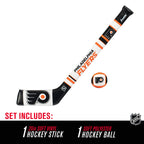 Franklin Sports Philadelphia Flyers Nhl Mini Soft Hockey Stick Set - Nhl Team Soft Foam Mini Hockey Stick And Ball Set - Great T