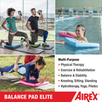 Airex Elite Home Gym Physical Therapy Workout Yoga Exercise Foam Balance Pad With Waterproof And Tear Proof Design For Stretchin