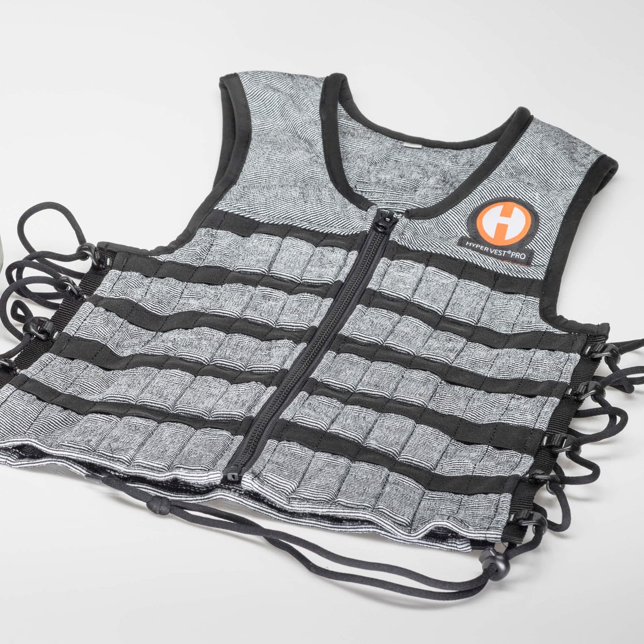 Hyperwear Hyper Vest Pro Unisex 10-Pound Adjustable Weighted Vest For Fitness Workouts, X-Large, Grey