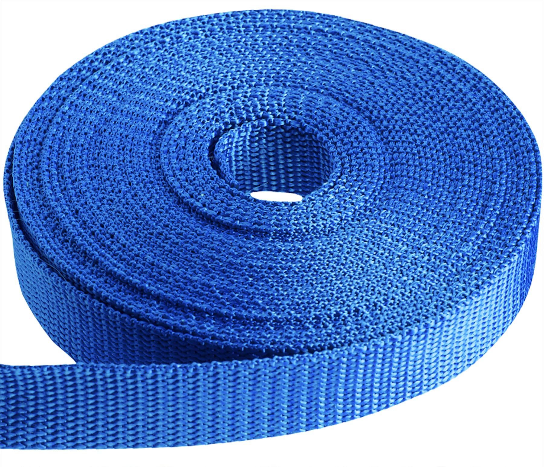 Teceum 1 Inch Webbing - Simple Blue - 25 Yards - 1    Webbing For Climbing Outdoors Indoors Crafting Diy