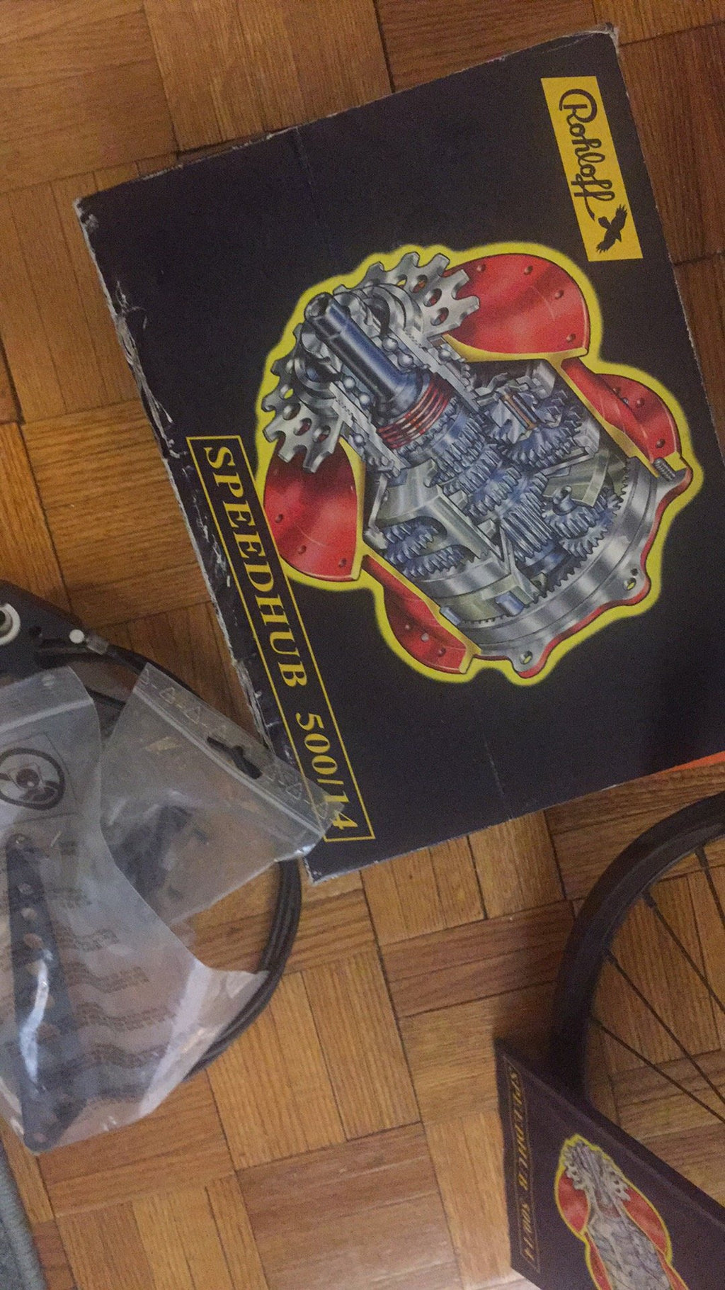Rohloff Disc-Speedhub 500/14 Ts/Db, B-O 32H Black