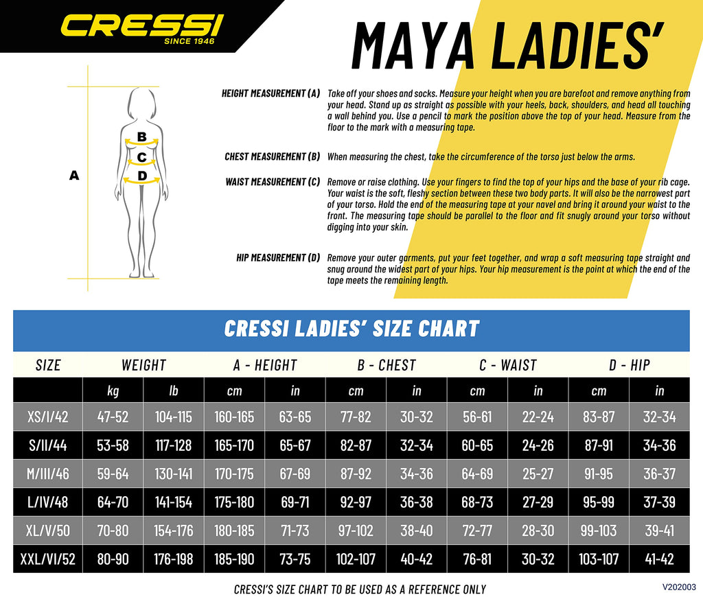 Cressi Maya, Black/Aquamarine, Xl