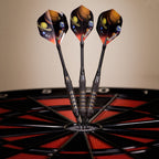 Elkadart Orbital Soft Tip Darts With Storage/Travel Case, Ringed, 18G,Black