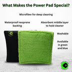 Ctd Power Pad  Microfiber Bowling Ball Cleaning Towel  Bowling Ball Cleaner  Removes Dirt & Oil  Bowling Supplies & Accessories