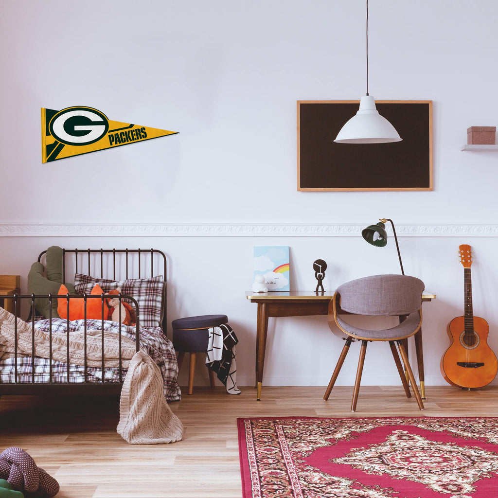 Rico Industries Nfl Football Green Bay Packers Soft Felt Pennant - Ez To Hang - Home D  Cor (Game Room, Man Cave, Bed Room)