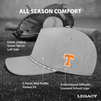 Legacy NCAA Officially Licensed Rope Hat, Tennessee Volunteers, Lightweight Cap for Men & Women, Caddy Adjustable (Caddy), Grey/