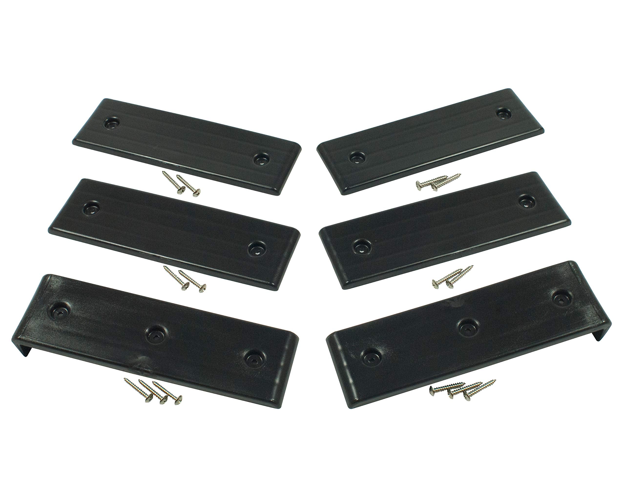 Ironwood Pacific E-Z Slide Trailer Pads | Kit 2 | Black