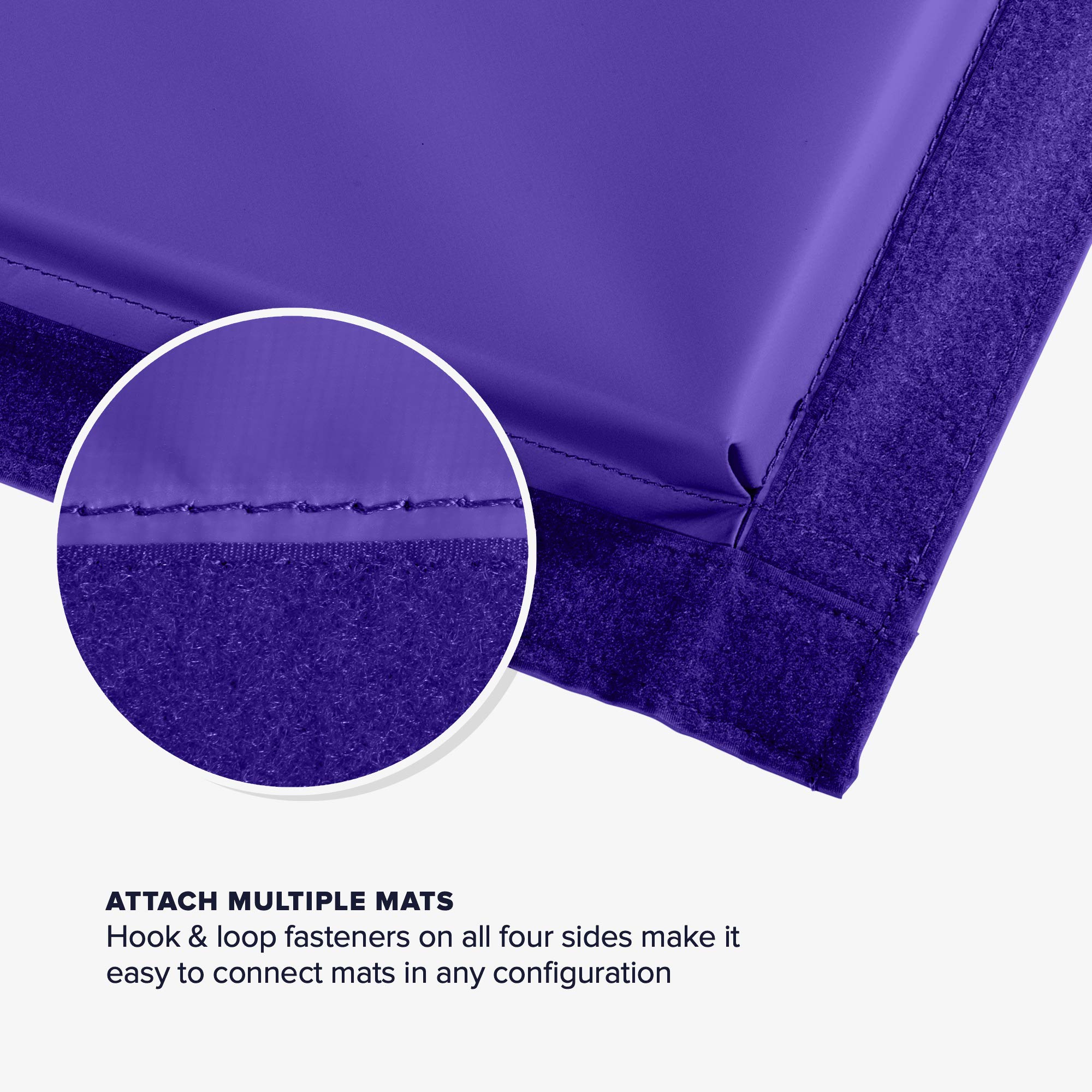 We Sell Mats - 4 Ft X 6 Ft X 2 In Personal Fitness & Exercise Mat For Home Workout - Lightweight And Folds For Carrying - All Pu