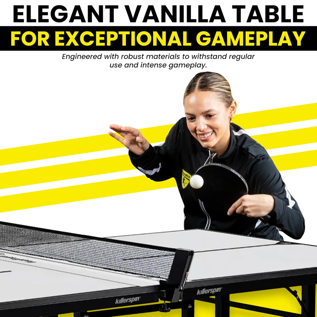 Killerspin Myt 415Max - Table Tennis Table, Vanilla