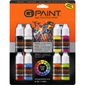 G-Paint Bike Paint - Touch-Up Paint Kit For Scratched or Chipped Frames - 8 Pack of 10ml Bottles - Black, White, Red, Cyan, Yell
