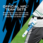Franklin Sports Nfl Detroit Lions Flag Football Sets - Nfl Team Flag Football Belts And Flags - Flag Football Equipment For Kids