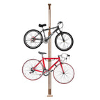 Rad Cycle Woody Bike Stand Bicycle Rack Storage Or Display Holds Two Bicycles And Is Constructed Of Stylish Hard Wood