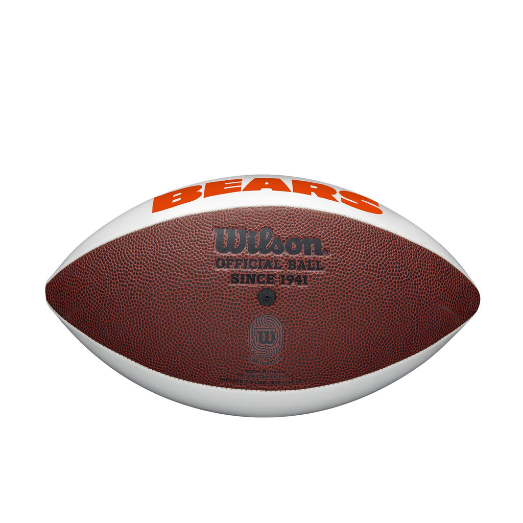 Wilson Nfl Live Signature Autograph Football - Official Size, Chicago Bears