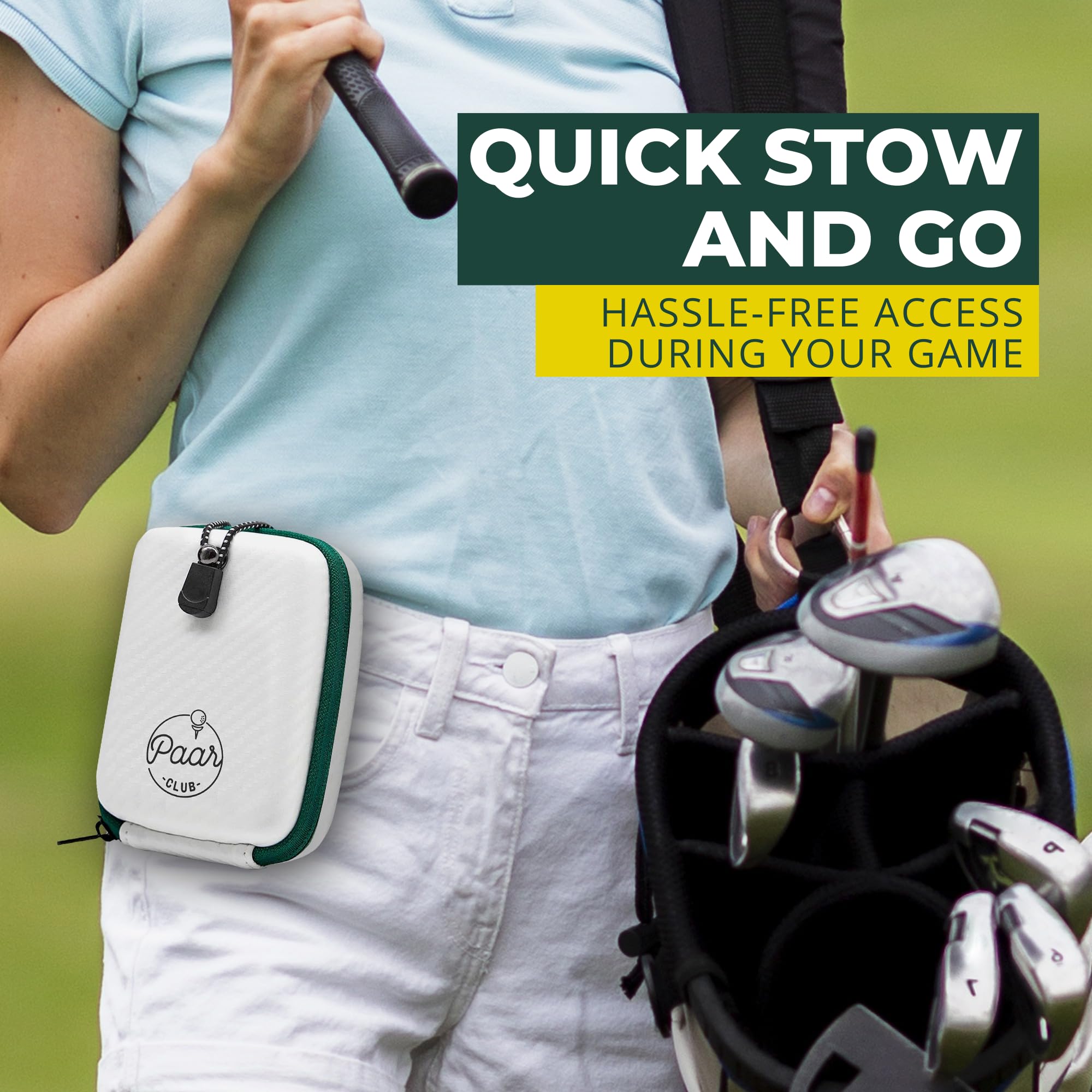 Paar Club Golf Range Finder Case  Universal Hardshell Case Compatible With Bushnell/Callaway & Most Rangefinder  Protect & Carry