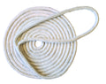 Tommy Docks 15 Ft Dock Line With 4,400 Lb Break Strength - 3/8 In Thick Double Braided Nylon Marine Rope Accessory - 12 In Eye S