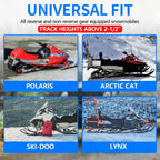 KAVIUS Ice Scratchers Snowmobile 2025 UPGRADED 2-PACK Compatible with Polaris Skidoo Arctic Cat Snowmobile Scratchers Fit for Re