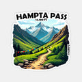 THAMPZ Hampta Pass 3D Embossed Flexible Fridge Magnet 0.5mm Decorative with Strong Hold | Refrigerator Magnet for Notes, Photos
