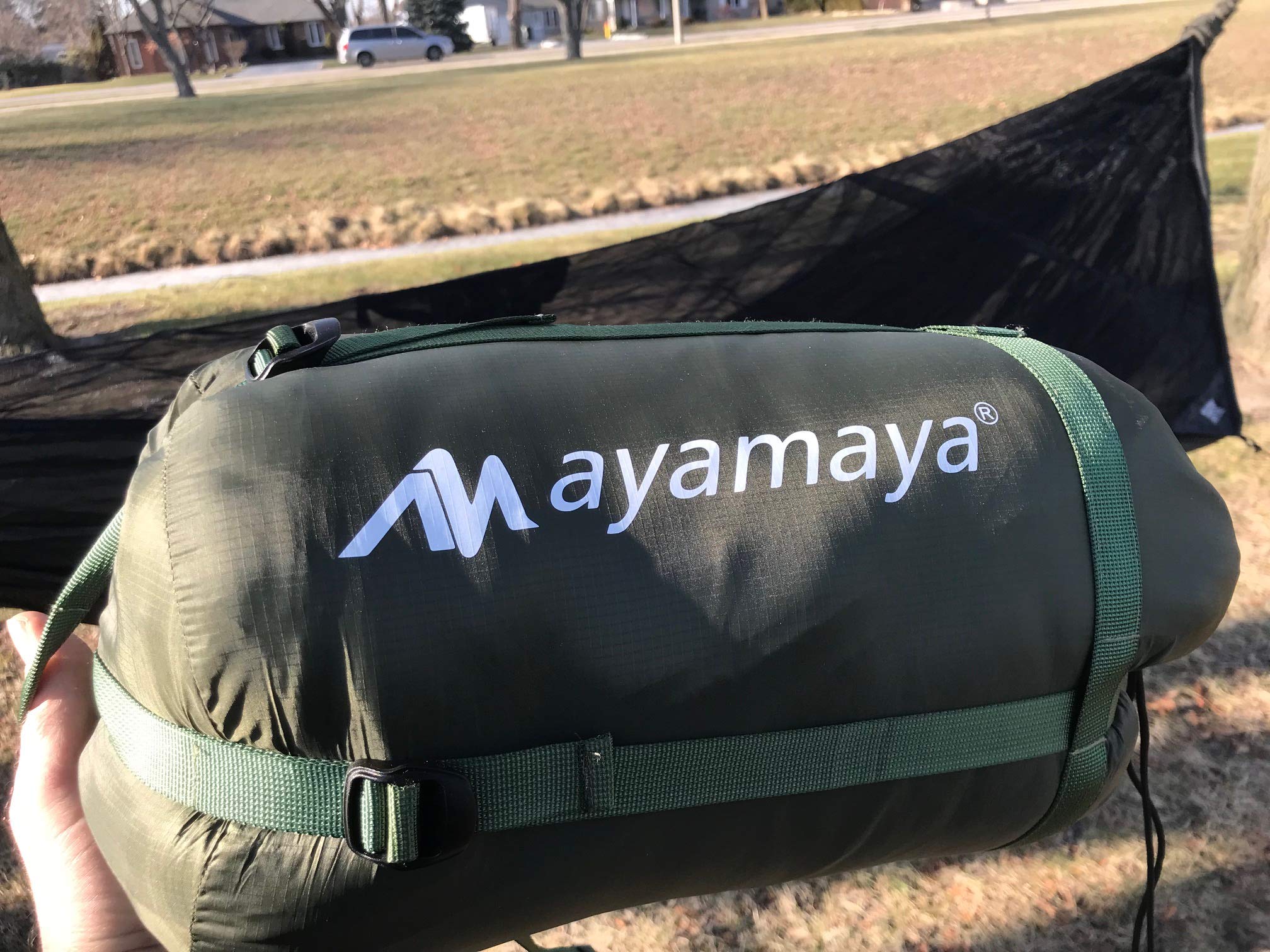 Ultralight Hammock Underquilt For Camping Backpacking, Ayamaya 3 Season Under Quilt Uq For Single Person Hammock Warm Under Blan