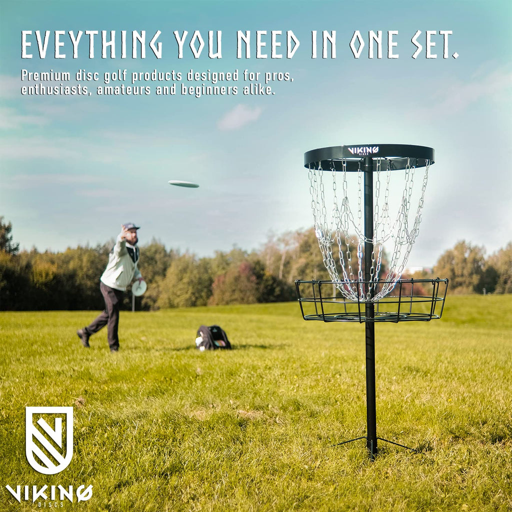 Viking Discs 8-Disc Starter Set For Disc Golf Beginner To Intermediate Players