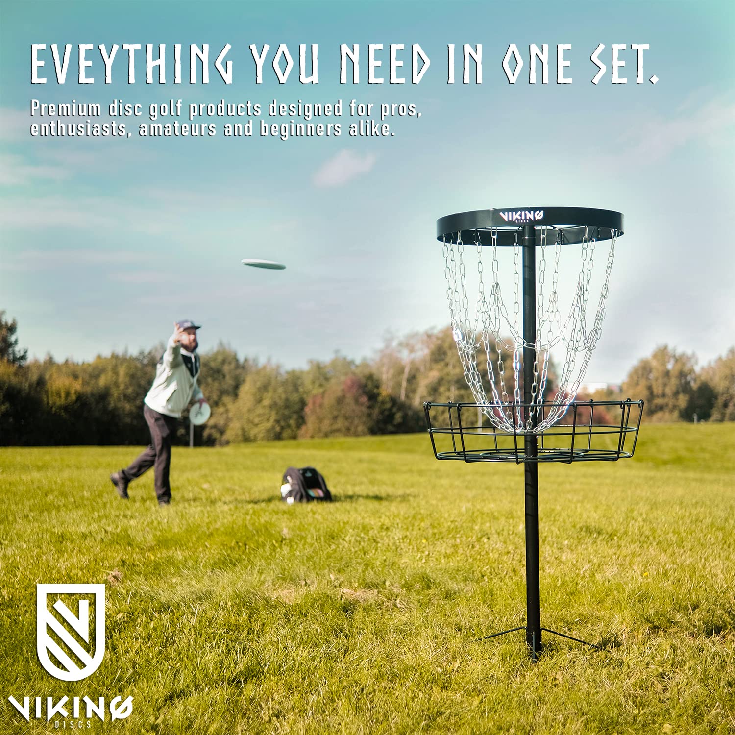 Viking Discs 8-Disc Starter Set For Disc Golf Beginner To Intermediate Players