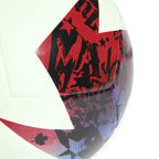 adidas MLS Training Soccer Ball, White/Blue/Red, 4