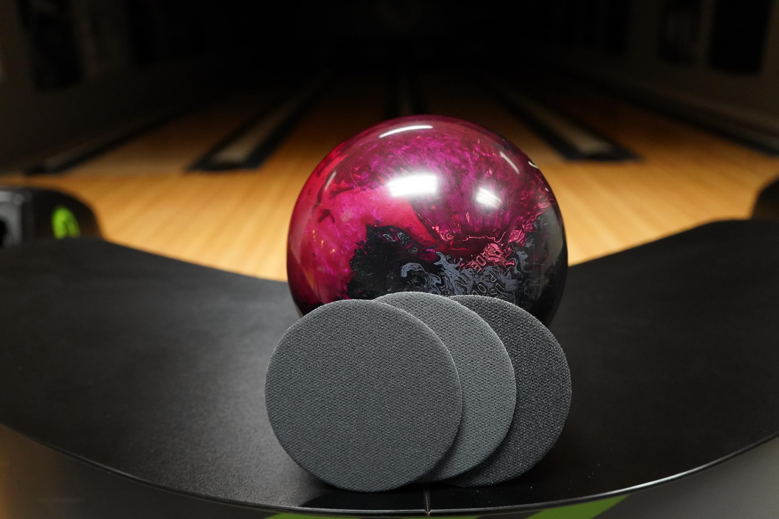 Trucut Sanding Pads  3 Pack  500, 1000, 2000 Grit  5'' Diameter  Sanding Pads Made For Bowling Balls  Surface Management  Bowlin