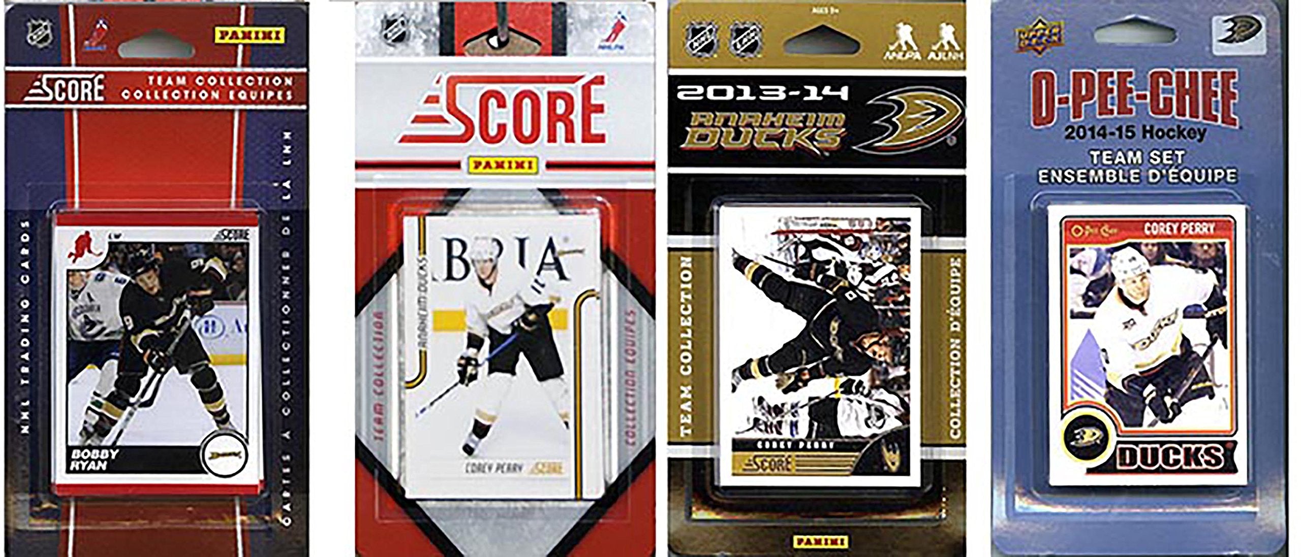 Nhl Anaheim Ducks 4 Different Licensed Trading Card Team Sets