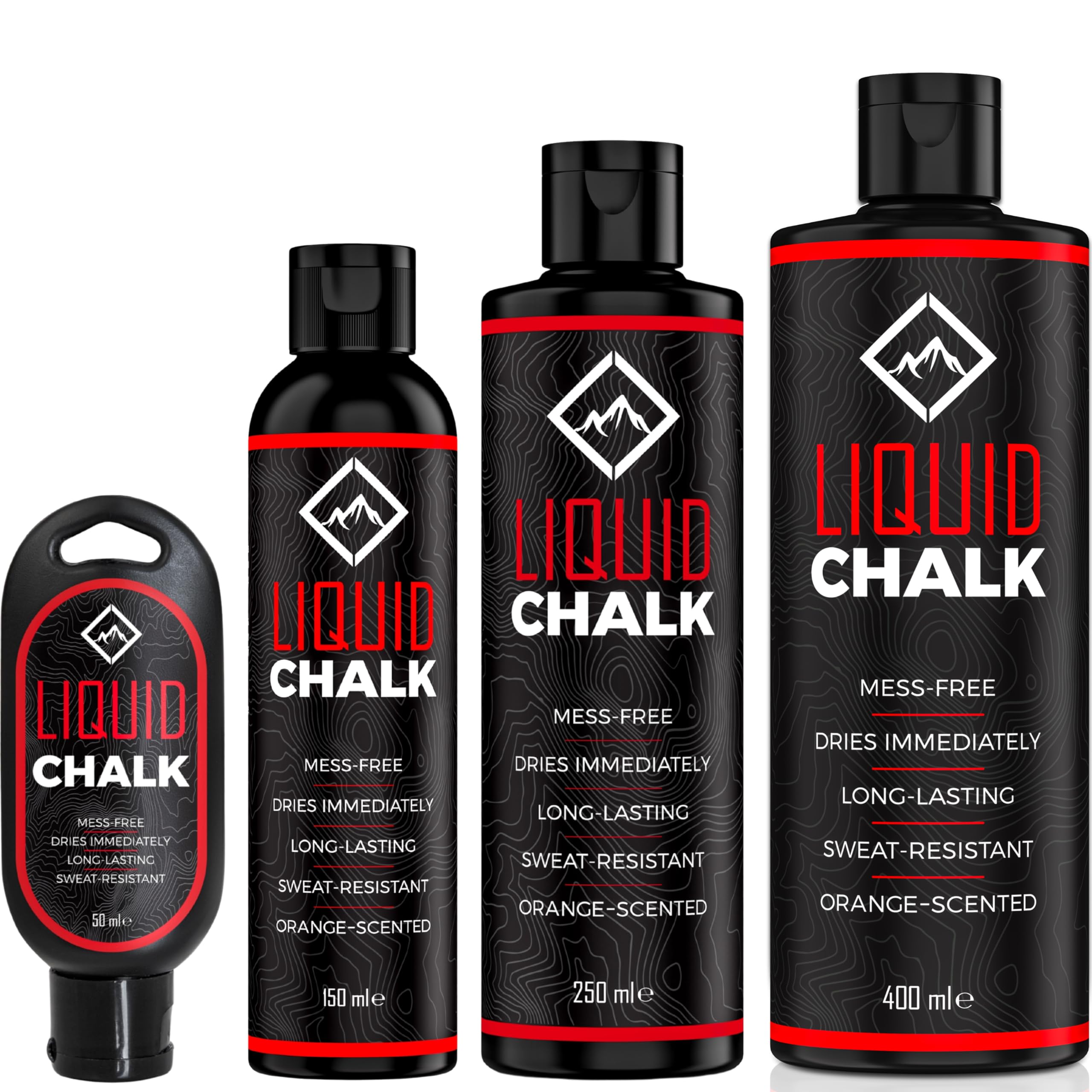SURVIVOR Liquid Chalk for Rock Climbing, Weight Lifting, Gymnastics - Liquid Grip for Workout Training - Climbing Chalk & Liftin