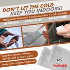 Hot Hand Warmers - 50 Count - 10 Hours Long Lasting Heat, Safe Natural Odorless Air Activated Heat Packs For Hands, Toes And Bod