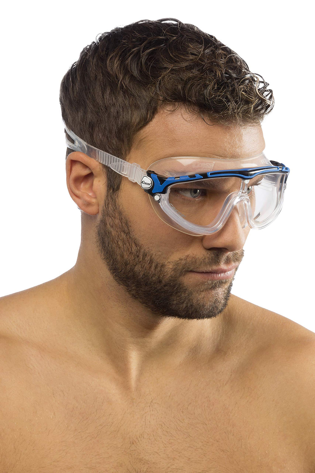 Cressi Skylight, Clear-Black/Blue, Clear Lens [Duplicate]