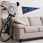 Rico Industries Nfl Football Buffalo Bills Classic 12'' X 30'' Felt Wall D  Cor Pennant - Great For Home/Bed Room/Man Cave D  Co