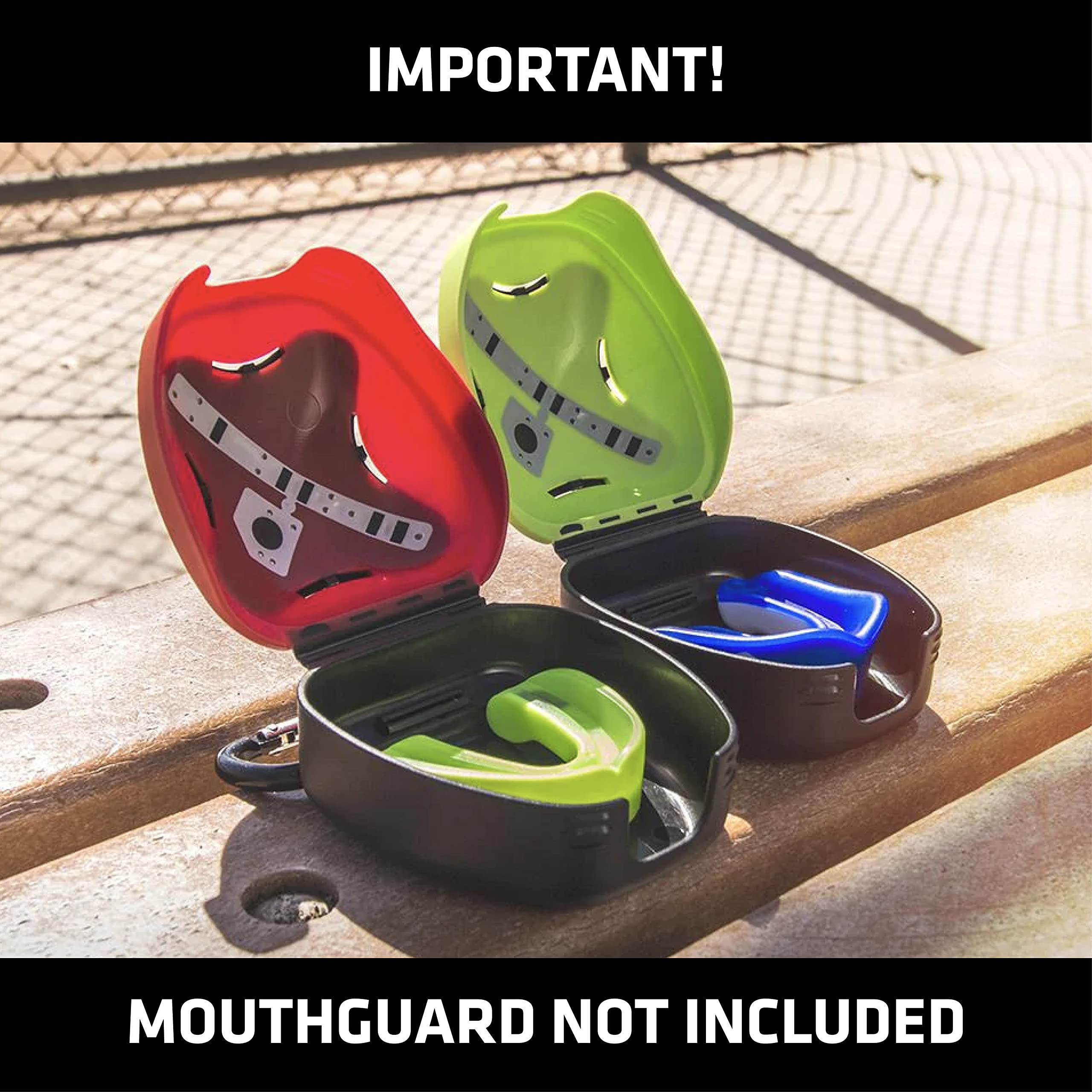 Shock Doctor Mouth Guard Case, Shock Green