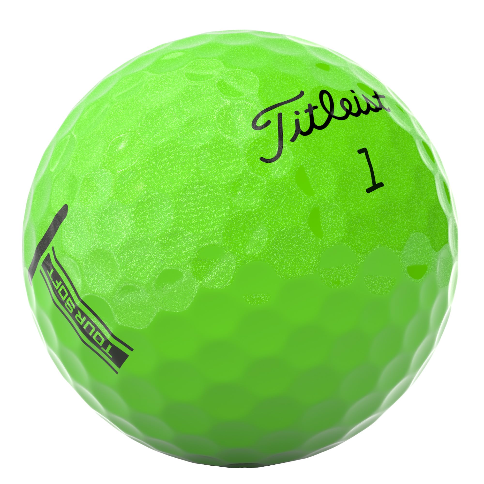 Titleist Tour Soft Golf Balls, Glossy Green (One Dozen)