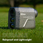 Nikon Coolshot 20 Giii Golf Rangefinder | Rainproof Laser Rangefinder With Locked On Quake And 5 Year Warranty | Official Nikon