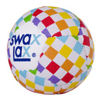 Swax Lax Lacrosse Training Ball - Indoor Outdoor Practice Less Bounce & Rebounds (1 Rainbow)