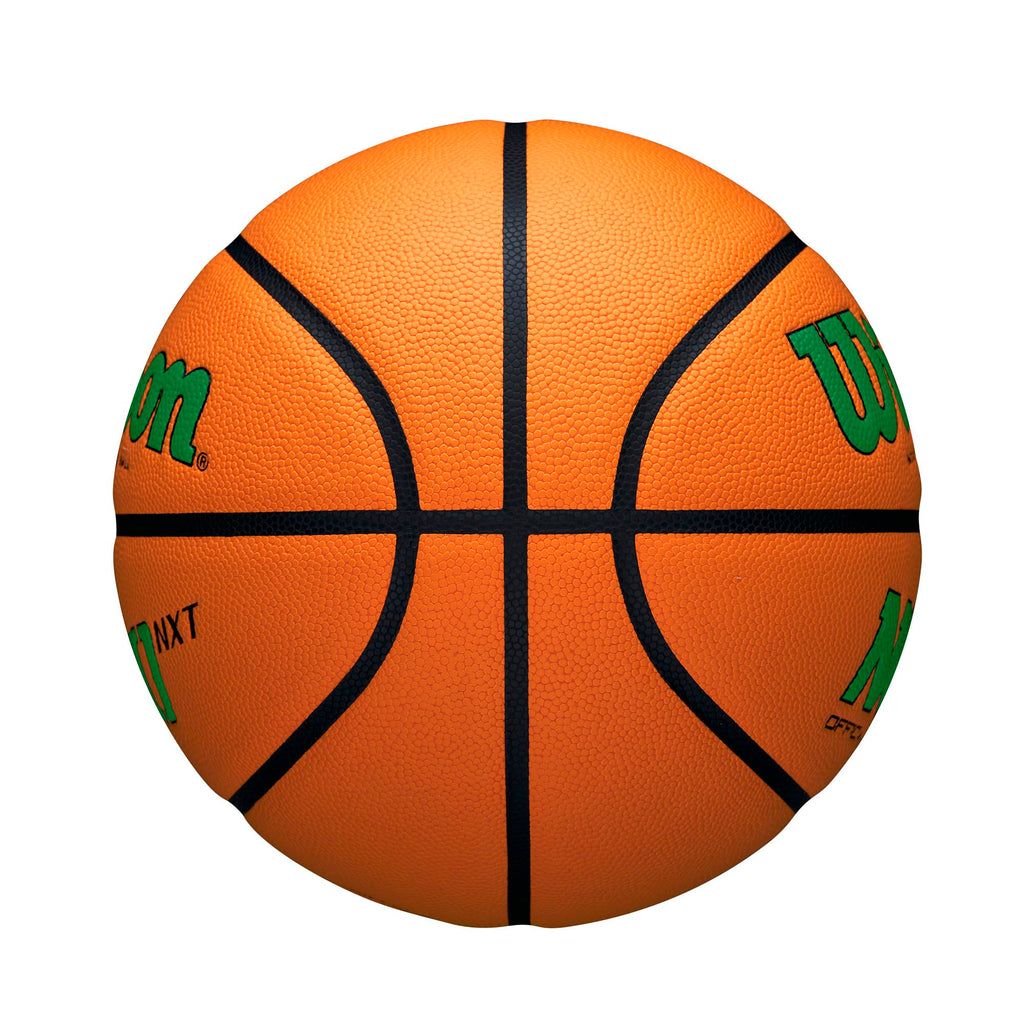Wilson Ncaa Evo Nxt Official Indoor Game Basketball - Green/Orange, Size 6-28.5''