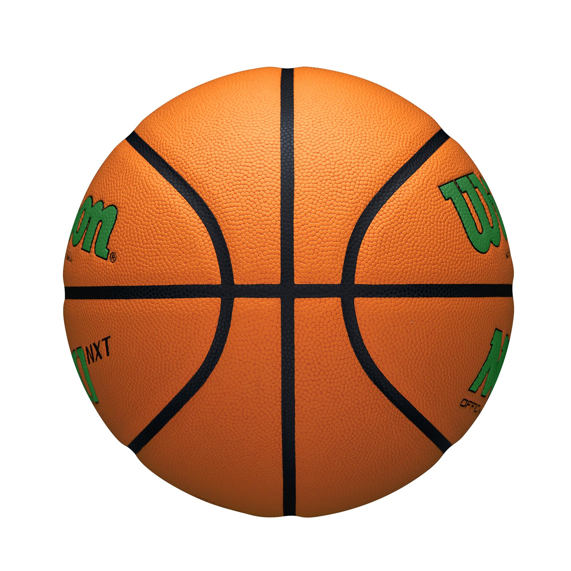 Wilson Ncaa Evo Nxt Official Indoor Game Basketball - Green/Orange, Size 6-28.5''
