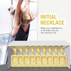 Jsjoy Gold Initial Necklace For Women Initial Pendant K Necklaces Gold Necklace With Initial For Men