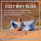 Haven Tent Xl Lay Flat Hammock Tent - Waterproof Tent & Camping Hammock With Mosquito Net - Includes Insulated Pad And Rainfly -