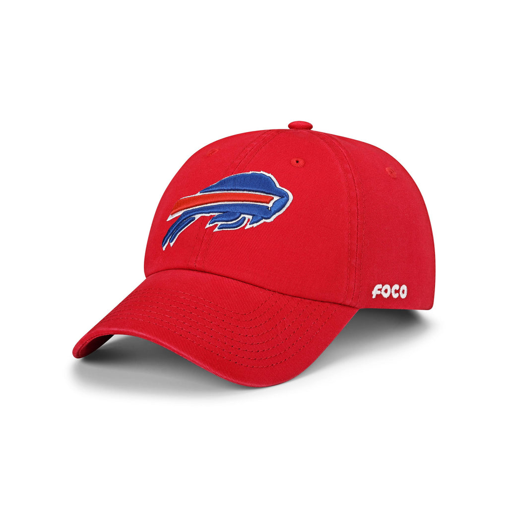 Foco Men'S Buffalo Bills-Red Cap Nfl Logo Casual Hat, Team Color