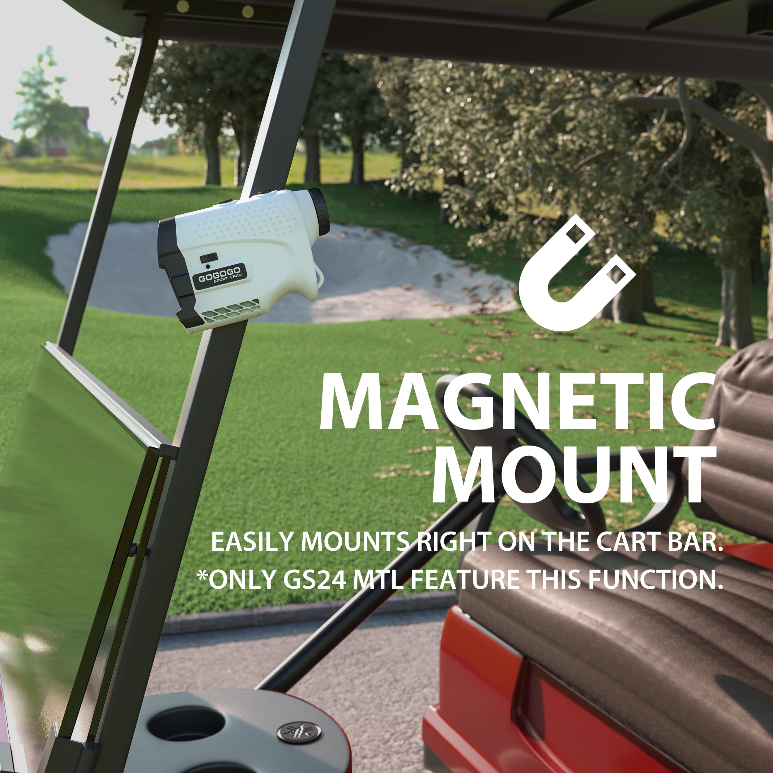 Gogogo Sport Vpro Laser Rangefinder For Golf & Hunting Range Finder Distance Measuring With High-Precision Flag Pole Locking Vib